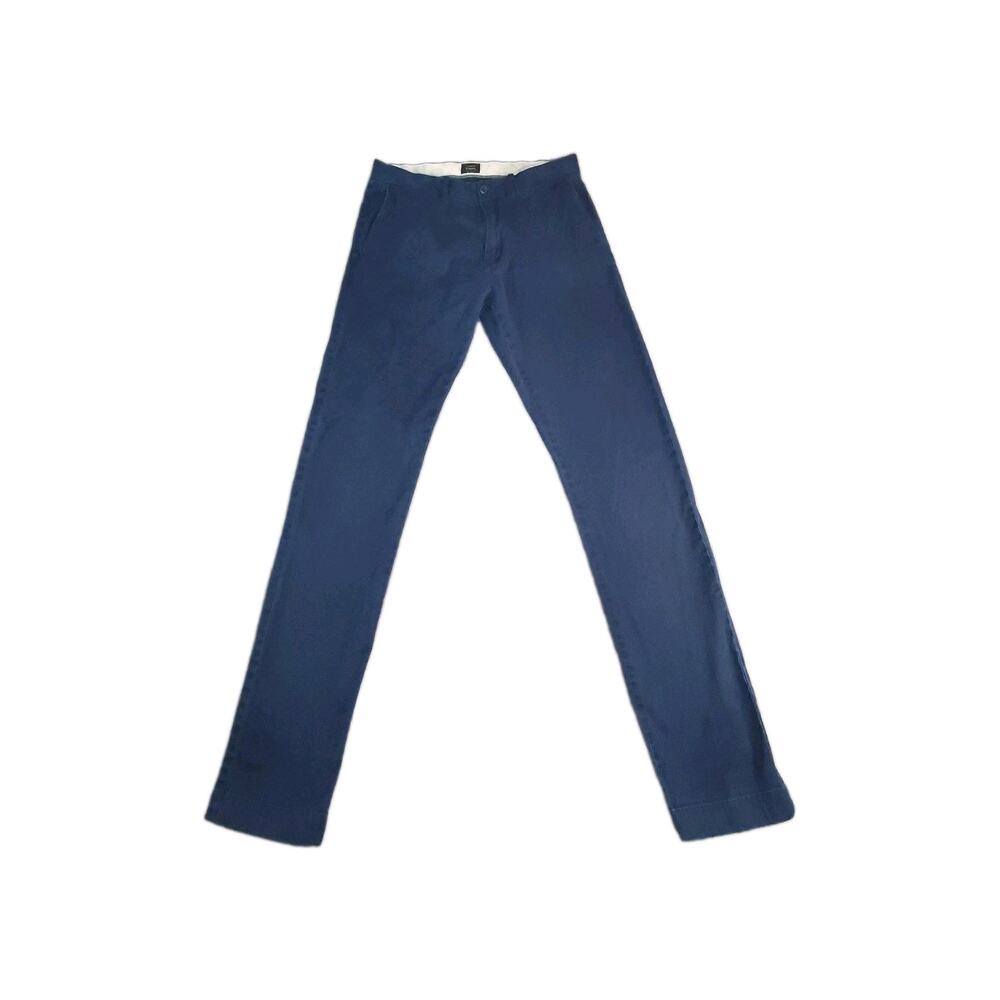 J.Crew Stretch Chino Pant Sz 31x34 Navy Blue Casual Men's C27-10